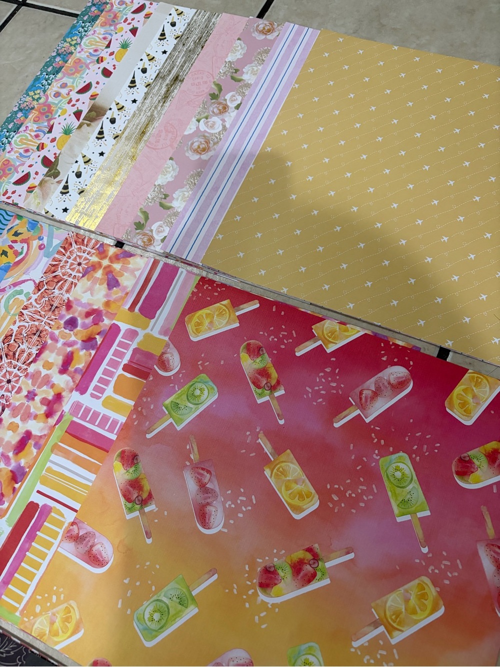 Patterned Party Craft Paper Pack - Multicolor Assortment - Picture 3 of 4